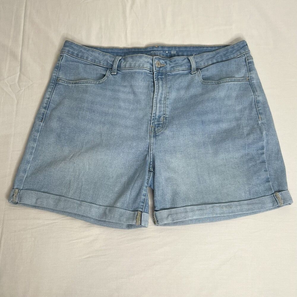 Old Navy Shorts Womens 18 Blue Denim High-Rise Wow  Casual Summer